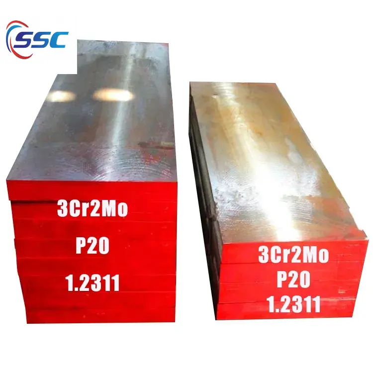 SSC prezzo di fabbrica 1.2311/ P20 /3 cr2mo piastra in acciaio preformato in lega di plastica Pre-temprato per utensili