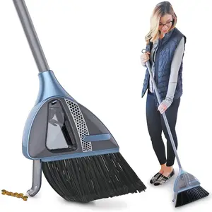 broom dustpan, plastic items new style brooms and dustpans set, long handle broom and dustpan set