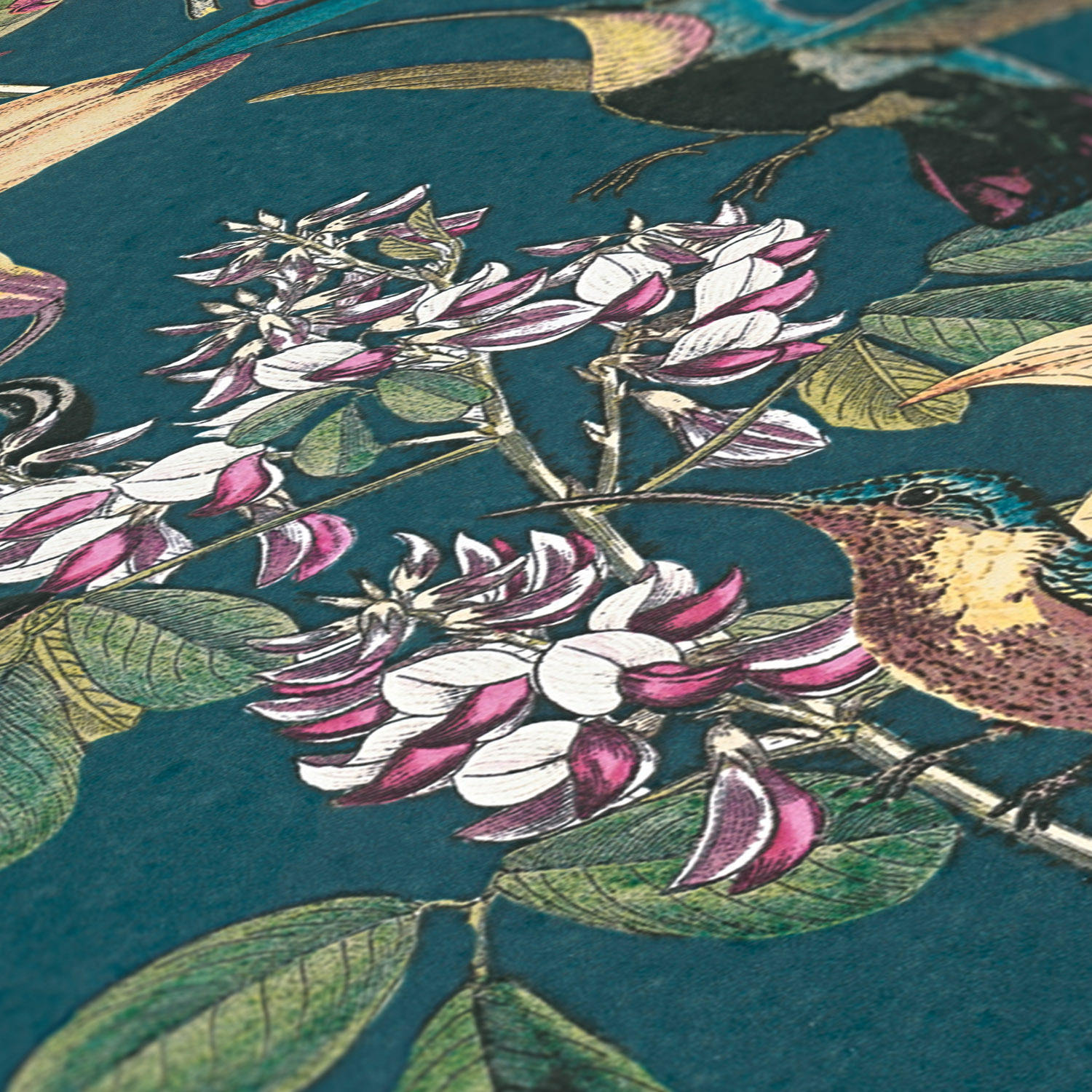 coloured blue yellow green