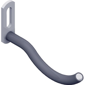Support à outils en acier galvanisé ELEMENT SYSTEM, 98,5 mm de long, crochets métalliques courbés - Product Image 1