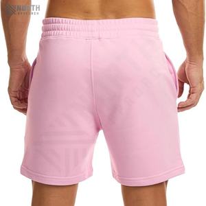Shorts Bermuda décontractés pour hommes de qualité supérieure, best-sellers, logo personnalisé OEM, nouvelle arrivée, shorts en molleton uni, respirant - Product Image 5