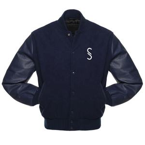 Blouson aviateur Letterman boutonné unisexe d'hiver pour hommes sur mesure nouveau style sport veste de baseball chauffante pour le travail - Product Image 5