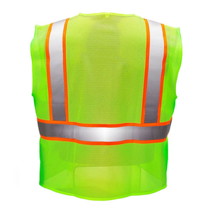 Bonne vente Logo personnalisé imprimé Construction gilet de sécurité 2025 nouvelle conception gilet de sécurité sur mesure pour vêtements de sécurité OEM - Product Image 2