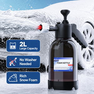 Professional 2L Hand Pump <strong>Foam</strong> <strong>Sprayer</strong> Manual Pressure Snow <strong>Foam</strong> <strong>Sprayer</strong> for Car Wash Detailing Cleaning with Adjustable Nozzle - Product Image 1