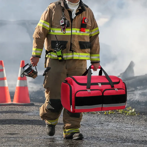 Bolsa de Emergencia Roja para Viajes, Deportes y Supervivencia, Bolsa de Trauma para Socorristas, Bolsa Médica Profesional de Primeros Auxilios, Bolsa de Agua Portátil de Moda Oxford - Product Image 6