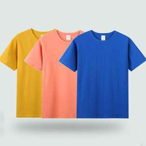 Camiseta Unisex de Manga Corta de 200G, Poliéster/Algodón, Anti-Pilling, Lisa, para Impresión por Transferencia de Calor, Logotipo Bordado Personalizable para Hombre - Product Image 2