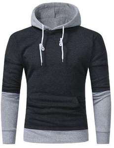 Sweats à capuche pour hommes personnalisés Impression et logo personnalisés en molleton de coton 100% Sweat à capuche pour hommes de haute qualité et à bas quantité minimale de commande - Product Image 1