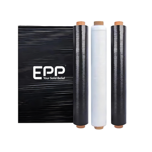 Film de paillage en plastique noir biodégradable pour l'agriculture renforcée de jardin bon marché Film de paillage de papier de paillis agricole - Product Image 1