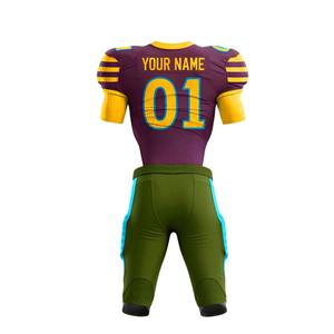 Uniformes de Fútbol Americano de Alto Rendimiento al por Mayor de Fábrica, Personalizados, de Alta Calidad, OEM, ODM, Transpirables, Cómodos, de Talla Grande - Product Image 5