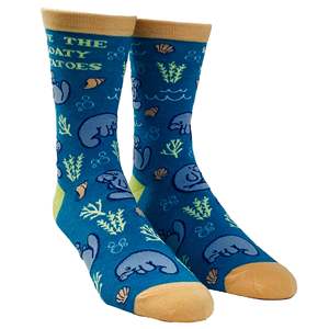 Women's Lightweight Korean Style Summer/Spring Save the Floaty Potatoes <b>Socks</b> <b>Breathable</b> Transparent Nylon One Size Fits All - Product Image 4