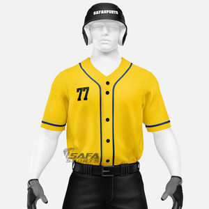 Equipo de uniforme de béisbol personalizado para mujer Jersey de béisbol y softbol uniforme de sublimación de botón completo para hombres mujeres jóvenes - Product Image 3