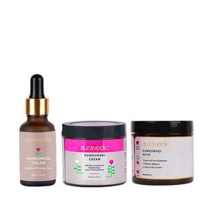 Crema Facial Herbal Triple Glow Kumkumadi, Ingredientes de la Crema Blanqueadora - Product Image 1