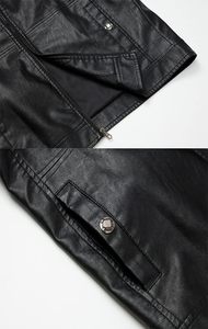 Custom Design Zipper Leather Jacket in Black Color <b>Winter</b> <b>Men's</b> Fashion Leather Jacket for <b>Man</b> - Product Image 6