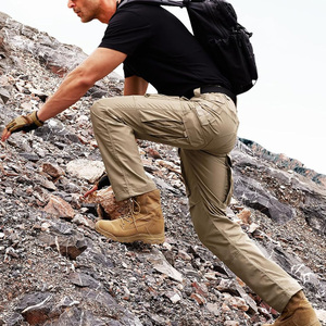 Men's Comfortable Lightweight <b>Cargo</b> <b>Pants</b> Custom Multi-Pocket <b>Work</b> Trousers Button Fly Loose Fit OEM ODM Wholesale Supplier - Product Image 5