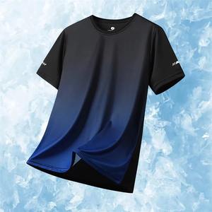 Camiseta Deportiva de Algodón 100% para Hombre, Tejido de Punto, Secado Rápido, Personalizable OEM, para Gimnasio y Fitness, Verano - Product Image 4