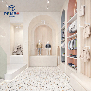 Perlengkapan toko pakaian kreatif Modern <span class=keywords><strong>Display</strong></span> Showroom garmen furnitur toko bayi - Product Image 4