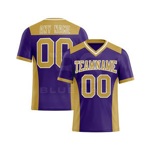 Camiseta de fútbol americano Moda personalizada Hombres Equipo juvenil Diseño de malla Ropa de fútbol americano - Product Image 2