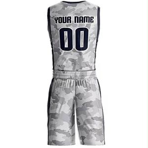 Ensemble de maillots de basket-ball personnalisés pour hommes, 100% polyester, séchage rapide, respirant, imprimé, sans manches, kit d'équipe - Product Image 3