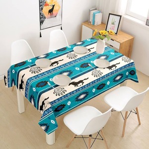 Nappe de table en lin de luxe fait à la main avec un design classique infroissable pour la cuisine, la table à manger, au toucher doux, nouvel arrivage - Product Image 2