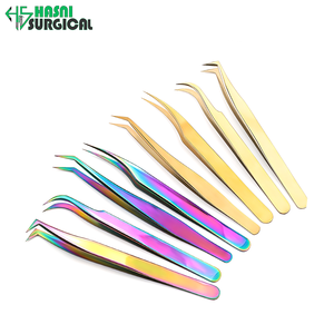 Clinical Grade Surgical Instruments Supplier <b>Eyelash</b> Extension Tweezers Set for Lash <b>Application</b> - Product Image 1