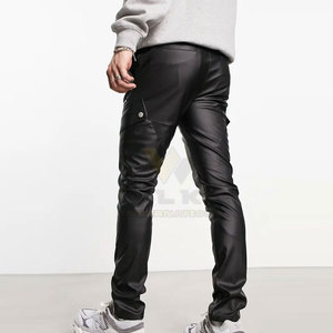 Lightweight Best Selling Men Leather <b>Pants</b> for Sale Casual Wear Premium Quality Men Leather <b>Pants</b> - Product Image 2