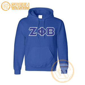Sweat à capuche décontracté pour femme, personnalisé Zeta Phi Beta, en molleton de coton d'hiver, avec logo brodé sur le devant, de haute qualité, écologique - Product Image 6