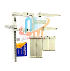 VENTE FLASH OldMed GERMAN McCulloch Micro Discectomy Lumbar Retractor 7 pièces Ensemble argenté Haute qualité Approuvé CE ISO Réutilisable - Product Image 4