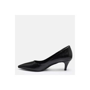 STILETTO donna taglia grande 41-42-43-44 CROCO nero 6,5CM - Product Image 3