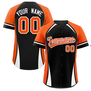 Cintre Impex Manufacture Numéro de nom et logo imprimés personnalisés Maillot de baseball en matériau respirant pour hommes - Product Image 5