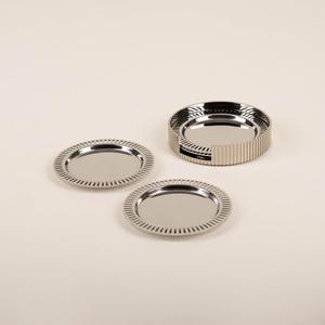 Ensemble de sous-verres décoratifs en métal de qualité supérieure avec finition de haute qualité pour salles à manger salons et intérieurs de bureau - Product Image 4