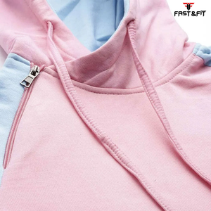 Vente chaude pas cher prix nouveaux sweats à capuche respirants à la mode pour femme nouveau Style coton vêtements actifs plaine sweats à capuche décontractés - Product Image 6