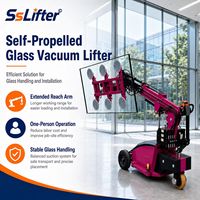 Nouvel équipement de levage de verre à batterie de 600 kg avec télécommande électrique pour la construction et la vitrerie