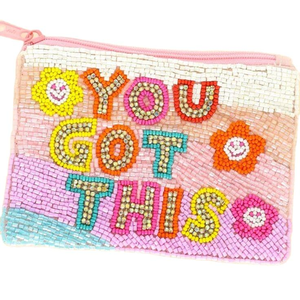 Bolso Monedero Pequeño Bordado con Cuentas Doradas y Rosas, Nuevo Diseño, Premium y Moderno, por MD HANDICRAFTS - Product Image 3