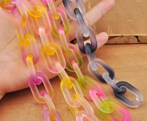 Customized Eco-Friendly Modern Resin Chain Wall Accents Handmade <b>Ornamental</b> Hanging Home Decor - Product Image 5