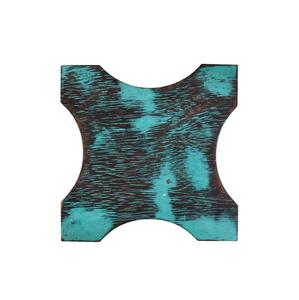 ชุดเสื่อชาและที่รองแก้วอลูมิเนียมสีทอง5ชิ้นขนาด10x10ซม. สั่งทำได้ - Product Image 6