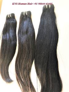 8"-34" Inch A GRADE STRAIGHT HAIR EXTENSION- 100% RAW INDIAN TEMPLE HUMAN HAIR BUNDLES SINGLE DONOR HAIR NO CHEMICAL NO TANGLE - Product Image 4