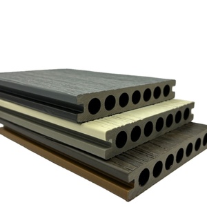 Bền lớn lên <span class=keywords><strong>WPC</strong></span> decking ngoài trời không thấm nước <span class=keywords><strong>WPC</strong></span> decking cho Patio sàn - Product Image 6