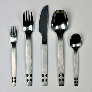 Juego de Cubiertos de Plata de Alta Calidad, Elegante Juego de Cubiertos de Acero Inoxidable, Accesorios de Cocina y Comedor Premium, Tenedor, Cuchara y Cuchillo Elegantes - Product Image 2