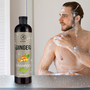 Shampoo au gingembre, huile de racine de gingembre, ortie, romarin, houblon, bardane, anti-chute de cheveux, stimulant la croissance des cheveux, antipelliculaire, nourrissant, OEM, marque privée - Product Image 4