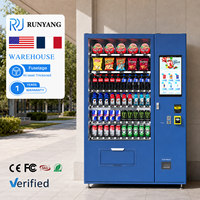 Distributeurs automatiques d'extérieur personnalisés RUNYANG pour collations, réfrigérateur distributeur de boissons gazeuses pour aliments et boissons
