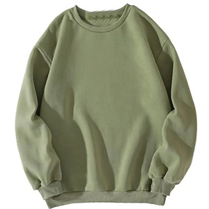 Jersey de manga larga informal multicolor personalizado, sudadera cómoda de punto básico liso en blanco para mujer, conjunto alto personalizado a la moda - Product Image 1