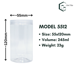 Muestra Gratuita de Botellas de PET de Alta Calidad para Alimentos con Boca Ancha y Tapa de Rosca de 55 mm de Diámetro, Fabricante TINH DIEU VIETNAM, MOQ Bajo - Product Image 2