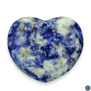 Cristal de alto pulido de piedras preciosas naturales en forma de corazón de sodalita de calidad superior con técnica de tallado regalo/Decoración de meditación - Product Image 5