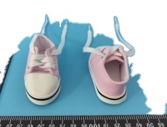 Zapatos de <span class=keywords><strong>Ballet</strong></span> Personalizados para Muñecas, con Cinta de Satén Rosa, Puntera Estructurada, Suela de Gamuza, OEM, para Muñecas Blythe de 18 Pulgadas y BJD 1/3 - Product Image 6