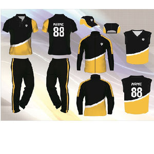 Uniforme d'équipe de sport personnalisé de haute qualité, design de maillot de grillon à manches longues avec pull et veste - Product Image 2