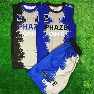 Maillot de football américain de la meilleure qualité entièrement sublimé Uniforme de compression 7v7 Polyester Spandex manches courtes imprimé à bas prix - Product Image 4