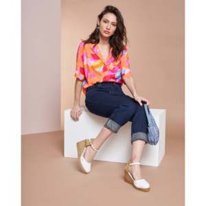 Satuna in edizione limitata espadrillas in tela con zeppa sandali eleganti in materiale di tela - Product Image 5