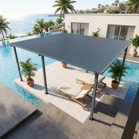 Panneau sandwich en alliage d'aluminium moderne personnalisé pour maison préfabriquée extérieure, entrepôt, atelier, hôtel, villa, chambre froide, isolation thermique