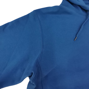 100% coton vierge épais polaire sweats à capuche poids lourd cordes sweats à capuche impression personnalisée Logo hommes pull à capuche - Product Image 3