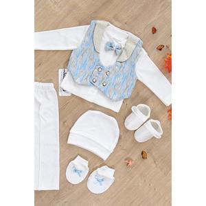 Gilet da bambino e papillon Prince Mevlit Set giorno speciale di lusso e Mevlut cena decorata Set STL6629